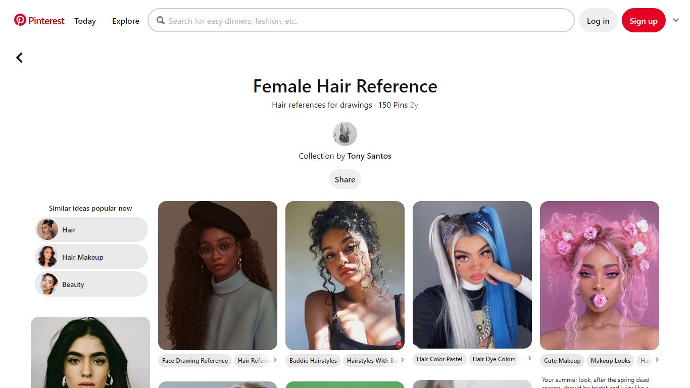 150 Female Hair Reference ideas | hair styles, hair, hair inspiration